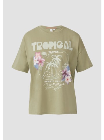 QS T-Shirt in 75D0_olivgrün