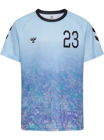 Hummel T-Shirt Hmlshimmer Kinder in SKYWAY/BLACK