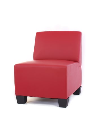 MCW Modular 3-Sitzer Sofa Moncalieri, Rot, ohne Armlehnen