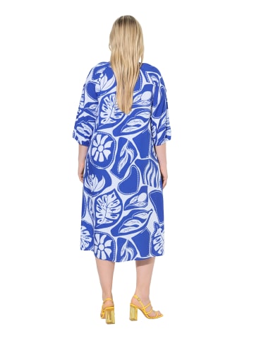Ulla Popken Midikleid in azurblau
