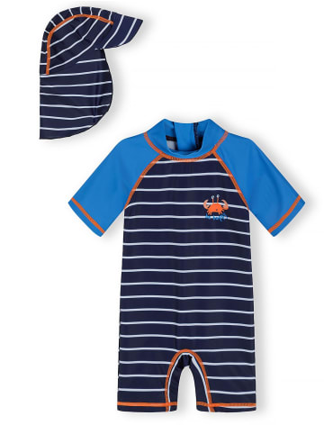 Minoti 2tlg. Set: Badeanzug 23swim1 in Blau