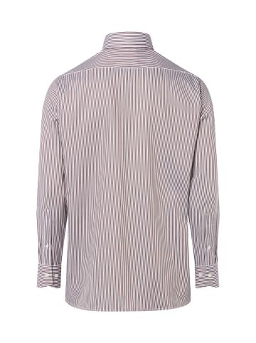 OLYMP Businesshemd in schoko weiß - 0002