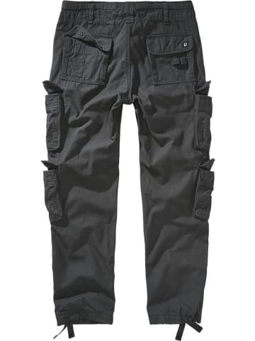 Brandit Cargohose "Pure Slim Fit Pants" in Grau