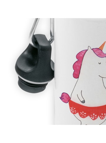 Mr. & Mrs. Panda Wasserflasche Einhorn Dame ohne Spruch in Weiß