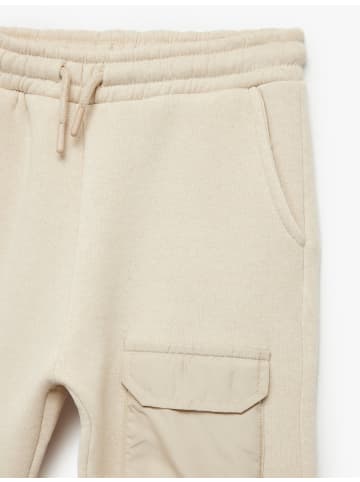KOTON SWEAT BOTTOMS in Beige