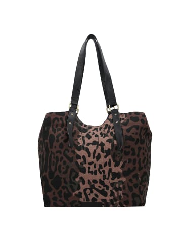 Cowboysbag Leopard chic Harrison Shopper Tasche 55 cm in lazy leopard- black