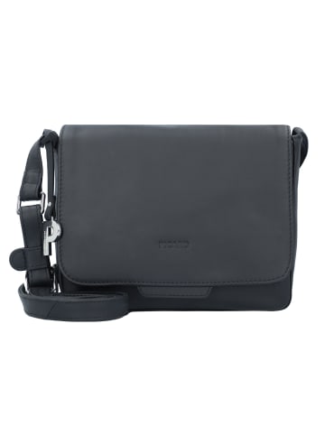 PICARD Timeless Umhängetasche Leder 21 cm in schwarz