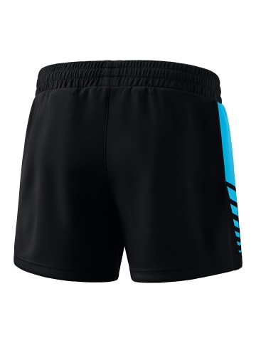 erima Six Wings Shorts in schwarz/curacao