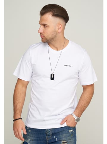 Jack & Jones T-Shirt - JCOROUND INFINITY in White