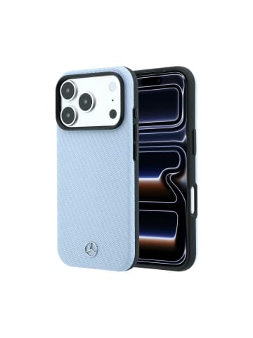 COFI 1453 Mercedes Semi Wrap Wood kompatibel mit iPhone 18 Pro und 17 in Blau