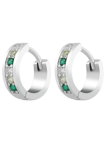 Adeliás Damen Ohrringe aus 925 Silber in silber