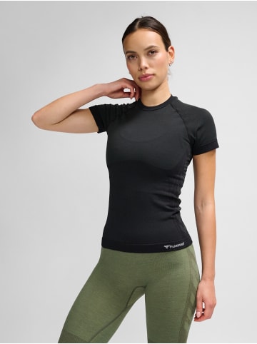 Hummel Raglanärmel Hmlclea Multisport Damen in BLACK MELANGE