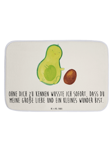 Mr. & Mrs. Panda Badvorleger Avocado Kern rollt mit Spruch in Weiß