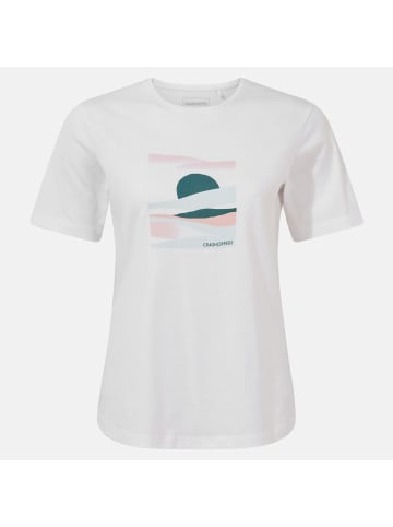 Craghoppers T-Shirt Ally in Optic White Sunst