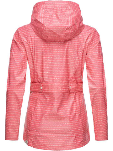 ragwear Regenjacke YM-Marge in Rose Waves