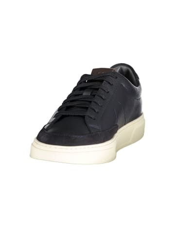 Hugo Boss Blau Leder Herren Sneaker