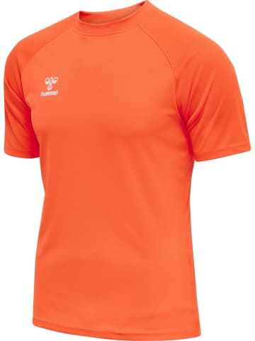 Hummel T-Shirt "Hmldavid Jersey S/S" in Orange