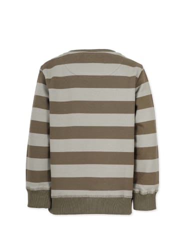 Band of Rascals Sweat " Striped " in olive-moos