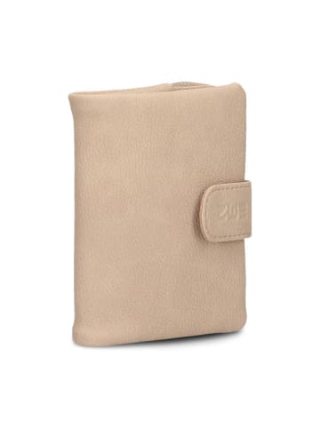 Zwei Mademoiselle Geldbörse 10 cm nubuk sand