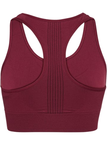 Hummel Hummel Top Hmlmt Yoga Damen Dehnbarem Atmungsaktiv Schnelltrocknend Nahtlosen in ZINFANDEL