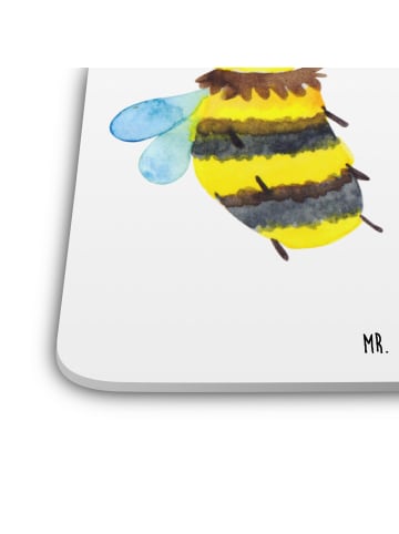 Mr. & Mrs. Panda Tischuntersetzer Biene Verliebt ohne Spruch in Weiß