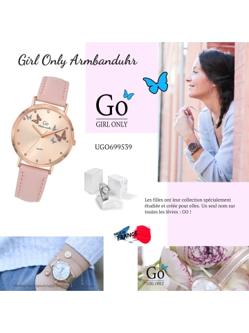 Girl Only Armbanduhr-Analog rosa mittel (ca. 34mm) Girl Only Mademoiselle