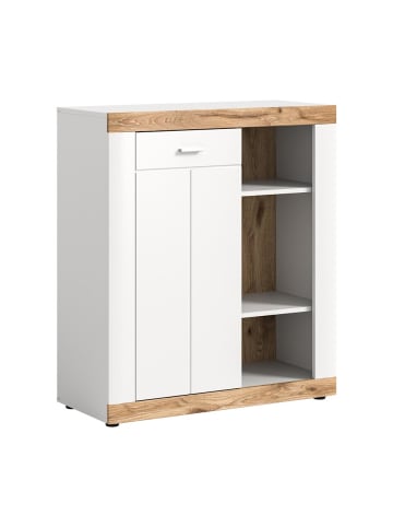 ebuy24 Kommode Laredo Weiß 91 x 40 cm