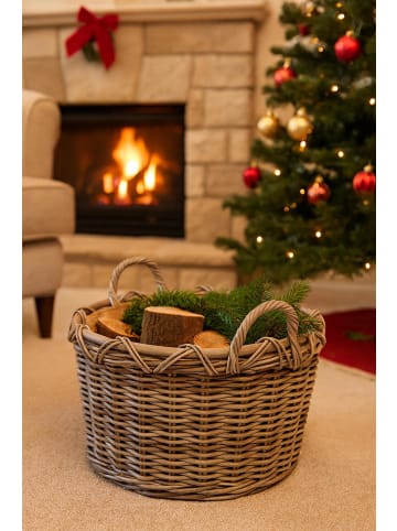 kobolo Kaminholzkorb FIREW 29292-23 in Grau