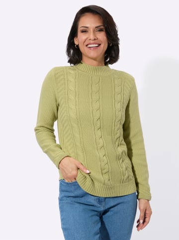 WITT WEIDEN Stehkragen-Pullover in lindgrün