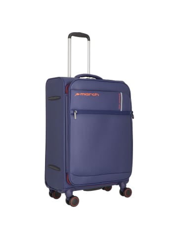 March15 Trading Silhouette 4 Rollen Kofferset 3-teilig mit Dehnfalte dark blue