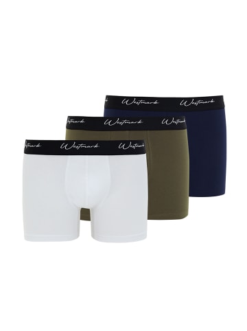 Westmark London Retro Short / Pant Lucas in Khaki / White / Navy