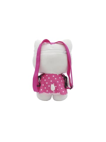 Hello Kitty Plüschrucksack Kinder Rucksack kuschelig Reißverschluss