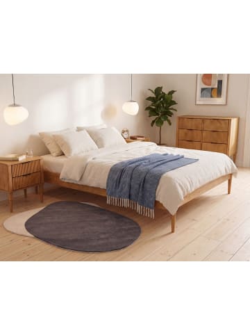 Beliani Doppelbett VEYRAC in Braun - (W) 188 x (H) 38 x (L) 211 cm