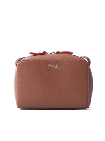 VARGU Leder-Umhängetasche Loreen 1 in tan
