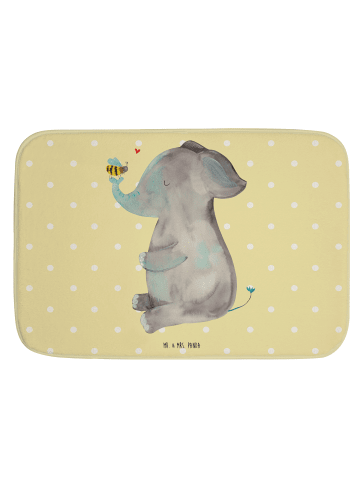 Mr. & Mrs. Panda bad läufer Elefant Biene ohne Spruch in Gelb Pastell