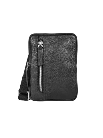 Strellson Schultertasche 'Kennington Clint in Schwarz 13 x 18 x 2 cm'