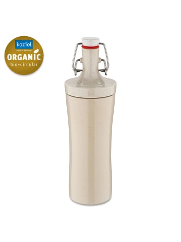 koziol PLOPP TO GO - Trinkflasche 425ml in nature desert sand