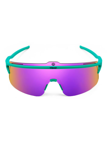 YEAZ SUNSHADE Sport-Sonnenbrille Green/Purple in grün / lila