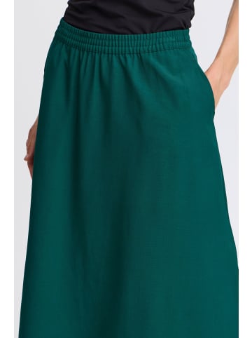 b. young BYMMIDDE LONG SKIRT - LIGHT WOVEN Loose fit in Sea Moss Melange