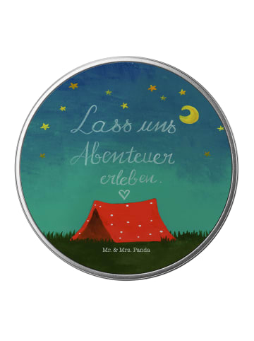 Mr. & Mrs. Panda Kaffeedose Abenteuer mit Spruch in Bunt