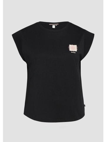 QS T-Shirt in 99D1_schwarz