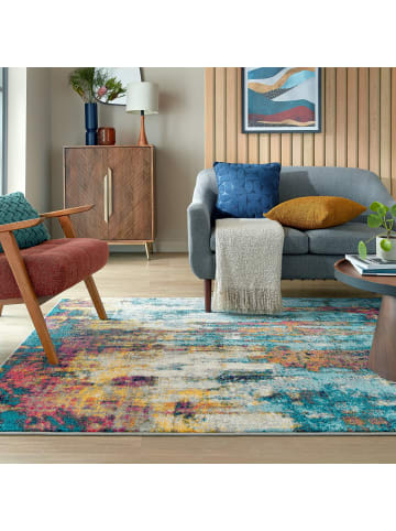 KADIMA DESIGN Kurzflor-Teppich Pflegeleicht FAL Abstrakt Strapazierfähig Wohnzimmer
