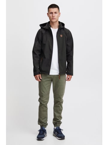 INDICODE Softshelljacke IDJonas 55-050MM Übergangsjacke mit abnehmbarer Kapuze in Grau