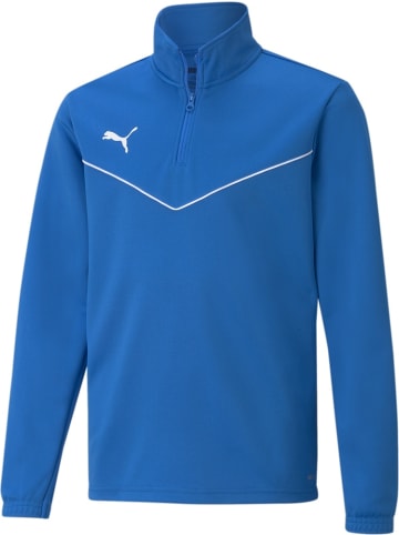 Puma Pullover "TeamRISE 1/4 Zip Top Jr" in Blau