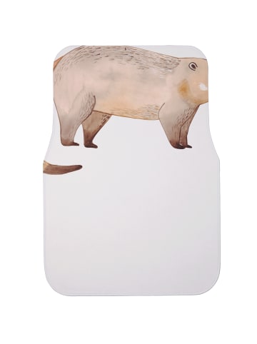 Mr. & Mrs. Panda Automatte Nasenbär mit Spruch in Schwarz