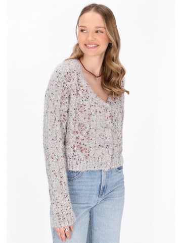 myMo Women Cardigan in grey multicolor
