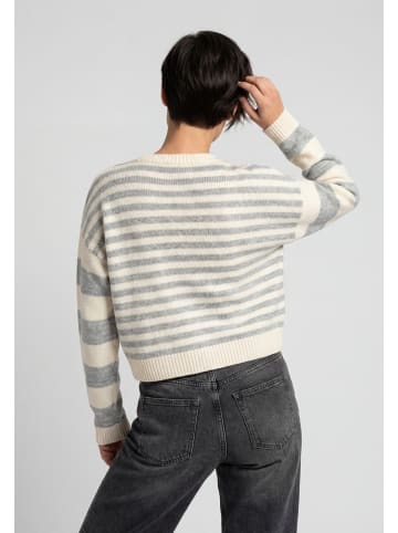 KIANNA Women Sweater in GREY STRIPED