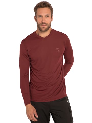 JP1880 Kurzarm T-Shirt in dunkel kirschrot