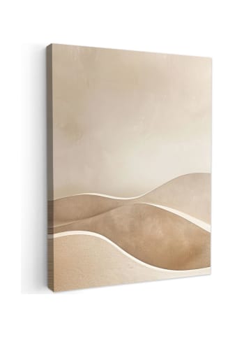 MuchoWow Fotoleinwand Beige