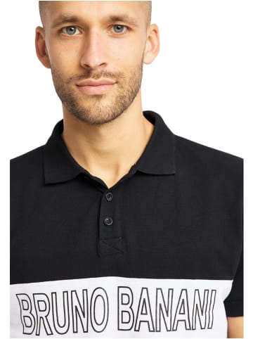 Bruno Banani Poloshirt WOODS in Schwarz